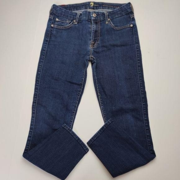 7 For All Mankind Denim - 7FAM Jeans Kimmie Crop Size 27